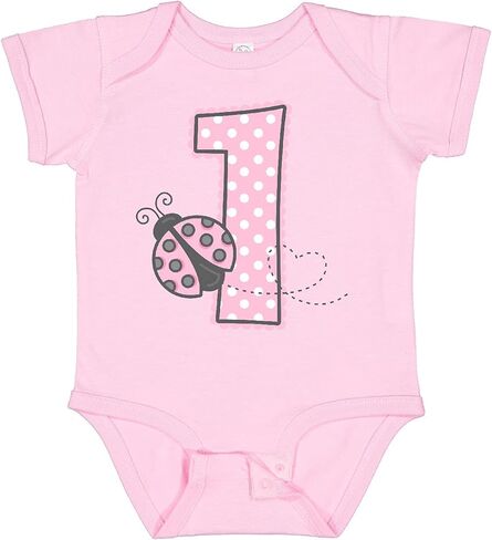 inktastic Pink Ladybug 1st Birthday Baby Bodysuit in Kuwait