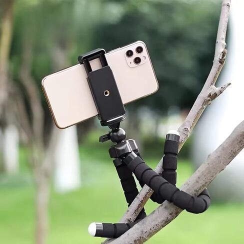 حامل ثلاثي القوائم للهاتف المحمول للسفر، مثبت يدوي، كاميرا DSLR مايكرو واحدة، كاميرا سيلفي عالمية، حامل ثلاثي القوائم احترافي لسطح المكتب in Kuwait
