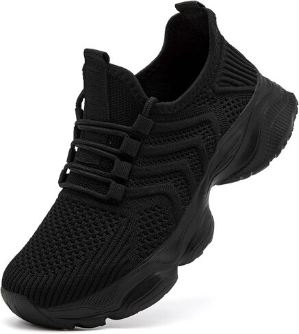 Platform Sneakers for Women Tennis Running Slip on Shoes Walking Gym Athletic Non Slip Workout Chunky Ladies Shoe in Saudi Arabia