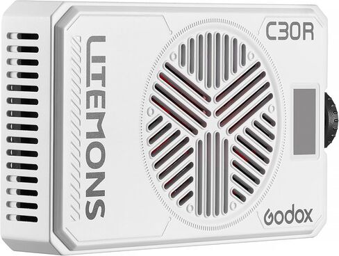 Godox Litemons RGB LED Light Panel, Pocket-Sized 248g Portable Light with 1800–10,000K CCT, Full RGB/HSI/FX Modes, CRI 96/TLCI 96, 45-Min Runtime, USB-C Charging, Diffuser & 1/4" Mount (C30R) in Kuwait