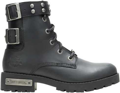 أحذية Harley-Davidson النسائية Parklyn 6 بوصة للدراجات النارية أحذية كاجوال بكعب منخفض للكاحل 1-2 بوصة - أسود in Kuwait