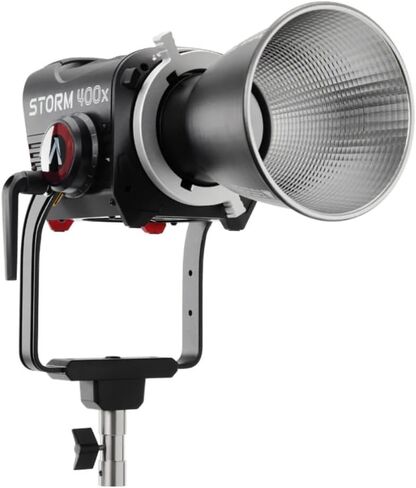 Aputure Storm 400x (V-Mount) (US) with CF7 Fresnel and Barn Doors Kit, and Storm 400x Head Cable (7.5m) Bundle (3 Items) in Kuwait