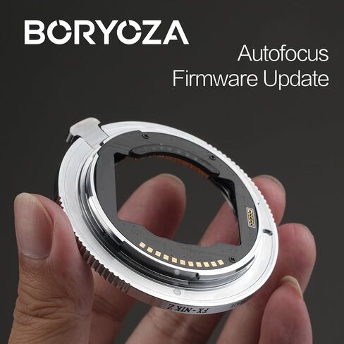 BORYOZA FX-Z Auto Focus Adapter Compatible with Fujifilm X-Mount Lens to Nikon Z Mount Cameras Zf Z9 Z8 Z7 Z6 Z6III Z7II Z6II Z5 Z50 Z30 ZFC in Kuwait