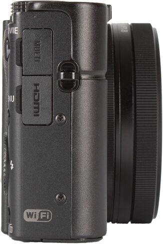 كاميرا Sony DSC-RX100 IV بدقة 20.1 ميجابكسل مع مستشعر CMOS مكدس 1 بوصة، وعدسة ZEISS مقاس 24-70 مم f/1.8-2.8، وفيديو بدقة 4K (DSC-RX100M4) + بطاقة 2 × 64 جيجابايت + ضوء LED + المزيد (حزمة مكونة من 15 قطعة) in Kuwait