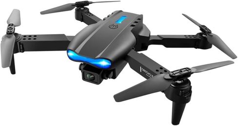 طائرة بدون طيار Mini E99 Pro RC مع كاميرا مزدوجة، واي فاي FPV، تصميم قابل للطي، محرك بدون فرش، جهاز تحكم عن بعد، 1 بطارية قابلة للشحن - كاميرا إلكترونية بدون طيار in Kuwait