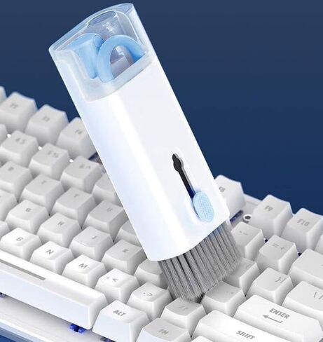 7-in-1 Multi-Function Keyboard Cleaning Brush Set Ideal for Cleaning Headphones, Phones, and Computer Screens in Saudi Arabia