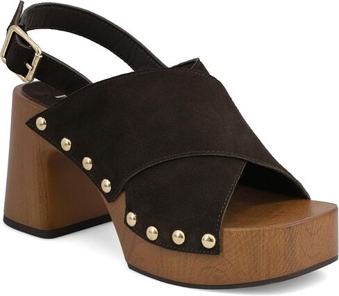 MIA Women's Eudora Suede Platform Block Heel Sandals in Saudi Arabia