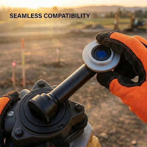 عدسة Eujgoov Total Station القطرية، عدسة عينية على شكل مرفق من سبائك الألومنيوم لسلسلة ES OS، مع ملاءمة دقيقة وتصميم خفيف الوزن in Kuwait