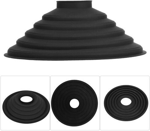 Lens Hood, Anti Glass Anti Reflective Silicone Rubber Collapsible Len Hood Cap Shade for Enhanced Photography and Video Footag in Kuwait