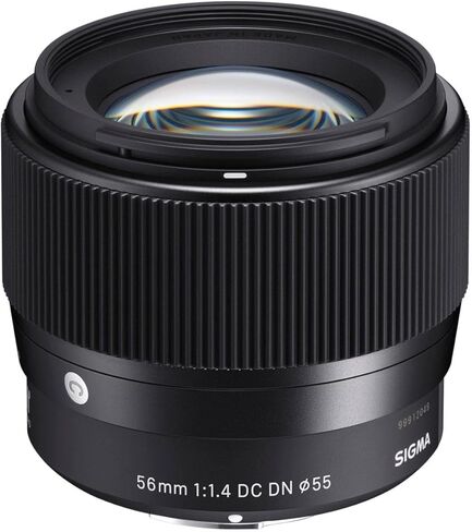 Sigma 56mm f/1.4 DC DN Contemporary Lens for Canon EF-M, Bundle with Filter Kit, Flex Shade, Pouch, Cleaner, Cleaning, Mac Software in Kuwait