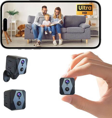 كاميرا أمان vebiliki، كاميرا WiFi 4K مع بطاقة TF، كاميرا أمان داخلية مع كشف حركة AI، كاميرا مربية للرؤية الليلية التلقائية، تخزين بطاقة Cloud وTF، كاميرات احتياطية لمدة 100 يوم لأمن المنزل in Kuwait