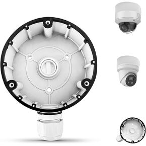 Metal Security Camera Junction Box for HIK Dome IP Cameras, IP66 Waterproof Aluminum Mount Base with Cable Concealment, OH-DS-1280ZJ-DM8 Camera Mounting Box(4 Pack) in Kuwait