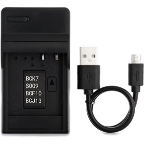 شاحن USB Norifon DMW-BCJ13 لباناسونيك لوميكس DMC-LX5، DMC-LX5GK، DMC-LX5K، DMC-LX5W، DMC-LX7، DMC-LX7GK، DMC-LX7K، DMC-LX7W كاميرا والمزيد in Kuwait