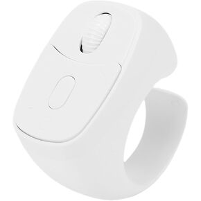 banapoy Scrolling Rings Remote Control, Bluetooth Page Turner Camera Video Recording Remote Up to 32.81ft Ranges, Wireless Camera Shutter for Phone E Book Reading Short Video Liking (White) in Kuwait