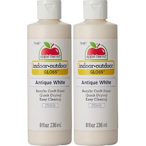Apple Barrel, Antique White, Acrylic Craft Paint, Gloss Finish, 8 fl oz (Pack of 2) in Kuwait