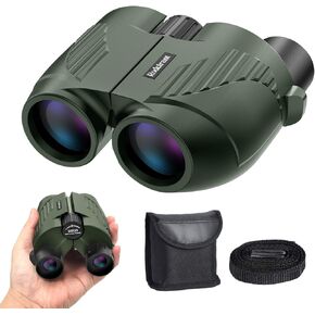 20x25 High Powered Binoculars for Adults,Compact HD Waterproof Durable and Clear BAK4 Prism FMC Lens,Suitable for Bird Watching,Sightseeing and Outdoor Sports,Green in Kuwait