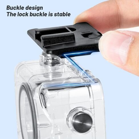 Yunseity Diving Case for Action 5 Pro 4 3 Action Camera, 31ft Diving Housing with Tempered Glass Lens and Cold Shoe Mount, for Underwater Photography and Water Sports in Kuwait