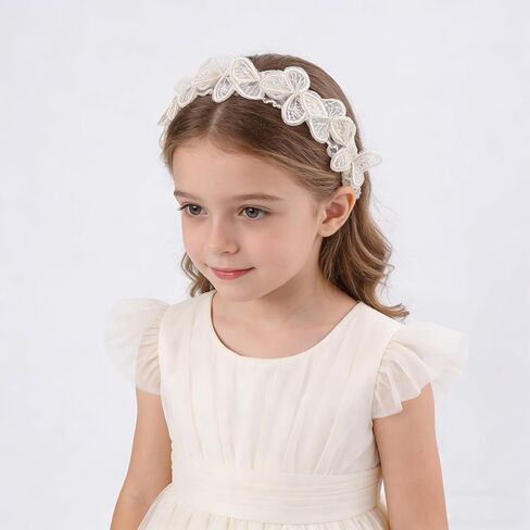 OOSAKU 3Pack Pearl Flower Headbands for Baby Girls Toddler Headband Hair Bands For Pretty Gifts Cute Trendy Stuff (FK-B-H) in Saudi Arabia