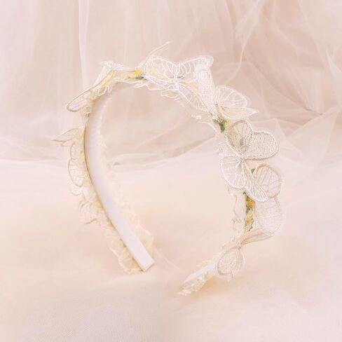 OOSAKU 3Pack Pearl Flower Headbands for Baby Girls Toddler Headband Hair Bands For Pretty Gifts Cute Trendy Stuff (FK-B-H) in Saudi Arabia