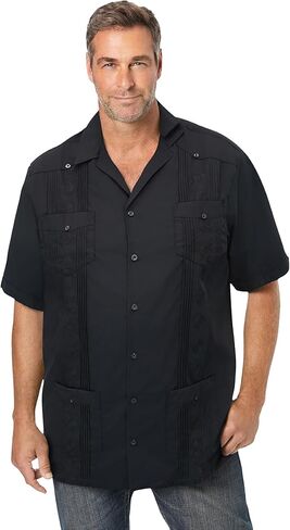 KingSize KS Island Men's Big & Tall ™ Short-Sleeve Guayabera Shirt in Saudi Arabia