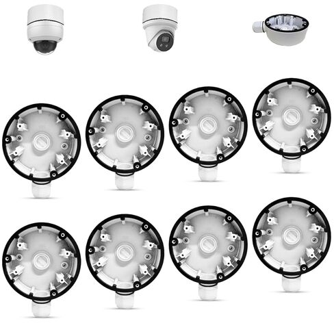 صندوق توصيل كاميرا أمان معدني لكاميرات HIK Dome، دعامة تثبيت من الألومنيوم مقاومة للماء IP66 مع إخفاء الكابل، صندوق تثبيت الكاميرا OH-DS-1280ZJ-DM46 (عبوة واحدة) in Kuwait