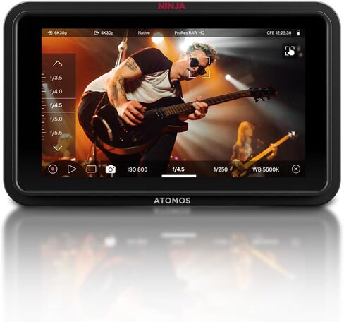 Atomos Ninja RAW: مسجل شاشة ProRes/ProRes RAW مع التحكم في الكاميرا لكاميرات HDMI والكاميرات التي لا تحتوي على مرآة in Kuwait