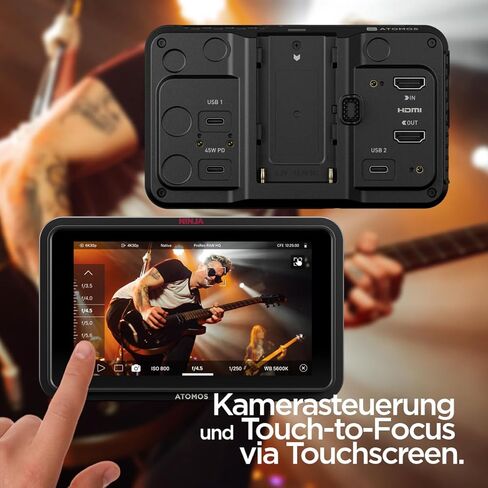 Atomos Ninja RAW: مسجل شاشة ProRes/ProRes RAW مع التحكم في الكاميرا لكاميرات HDMI والكاميرات التي لا تحتوي على مرآة in Kuwait