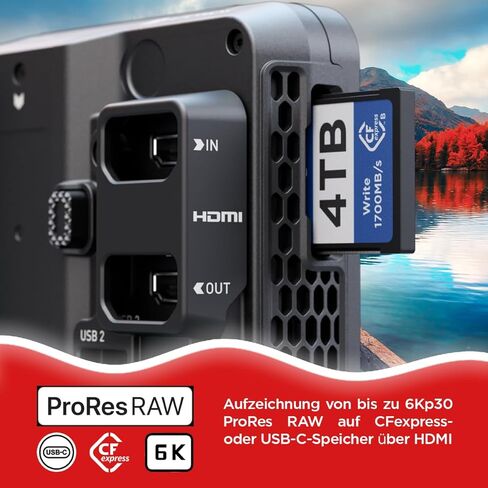 Atomos Ninja RAW: مسجل شاشة ProRes/ProRes RAW مع التحكم في الكاميرا لكاميرات HDMI والكاميرات التي لا تحتوي على مرآة in Kuwait