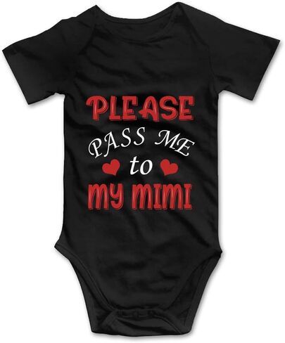 من فضلك مرري إلى My Mimi Baby Bodysuit ملابس الأطفال الصغار المضحكة للجنسين in Kuwait
