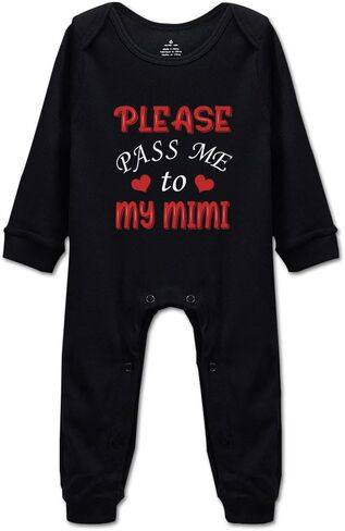 من فضلك مرري إلى My Mimi Baby Bodysuit ملابس الأطفال الصغار المضحكة للجنسين in Saudi Arabia