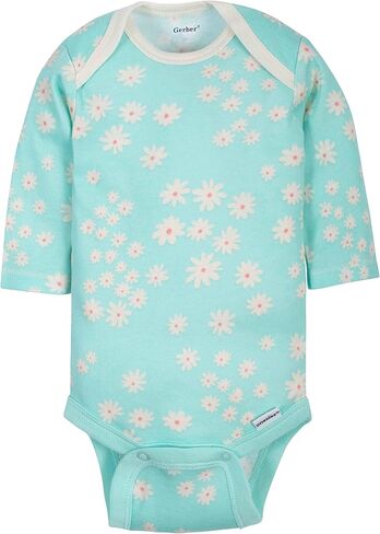 5-Pack Baby Girls Fox Long Sleeve Onesies® Bodysuits in Kuwait
