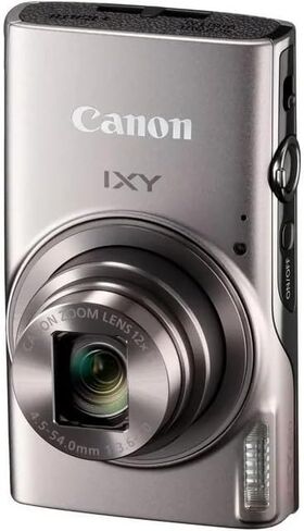 كاميرا كانون IXY 650 HS M الرقمية المدمجة فضية | تكبير بصري 12x مناسب للسفر والتقاط الصور | حزمة تحتوي على بطاقة سعة 64 جيجابايت، وحقيبة كاميرا، وحامل ثلاثي القوائم، وأدوات تنظيف + المزيد in Kuwait