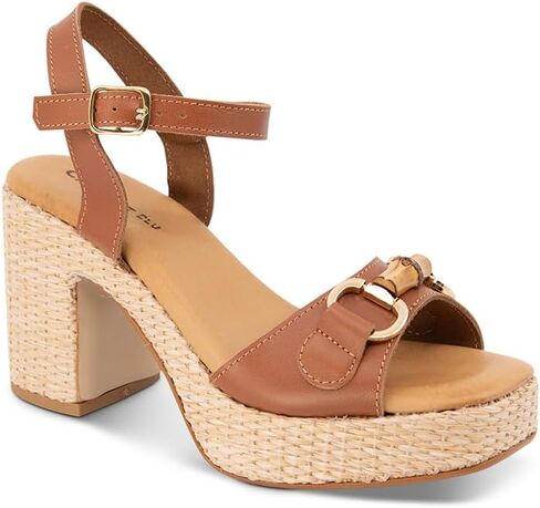 Chocolat Blu Women Shoes Mel Raffia Platform Sandal in Kuwait