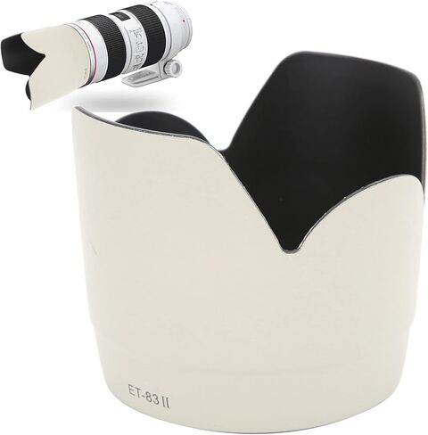 FILFEEL ET-83II Reversible Lens Hood for EF 70-200mm F2.8 L USM - Lightweight, and ReflectionReducing Design in Kuwait