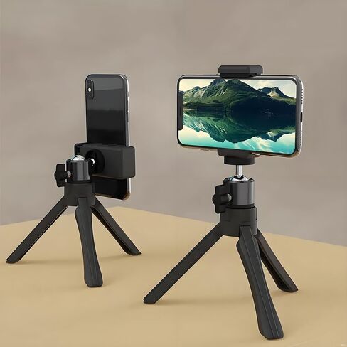Tinyfish Desk Tripod Camping Lantern Standard 1/4 Inch Screw Mountable Projector Camera Cell Phone Bracket Flash Light ... (Mini-Desk-Tripod Only) in Saudi Arabia