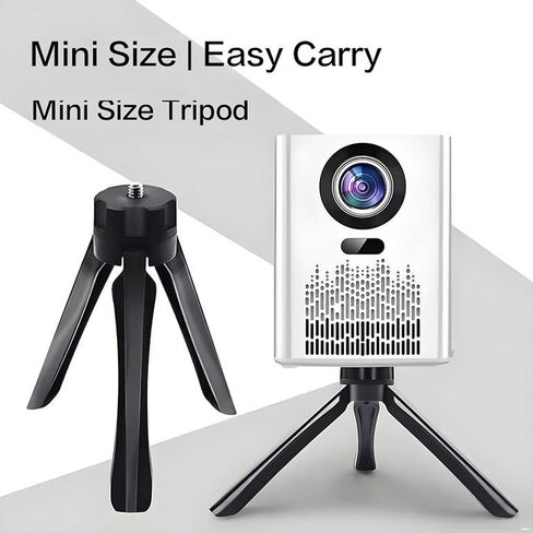 Tinyfish Desk Tripod Camping Lantern Standard 1/4 Inch Screw Mountable Projector Camera Cell Phone Bracket Flash Light ... (Mini-Desk-Tripod Only) in Saudi Arabia