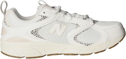 New Balance Unisex-Adult 408 Sneaker, Sea Salt/Gum 020, Men 8 / Women 9.5 in Kuwait