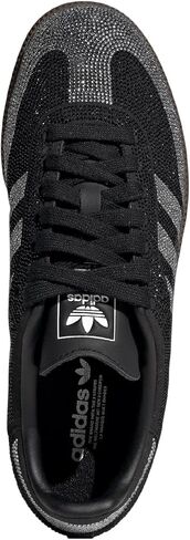 adidas Originals Samba OG Womens Sneaker (Black Rhinestone Silver, 7) in Kuwait
