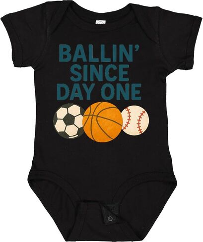 inktastic Sports Ballin Baby Bodysuit in Kuwait