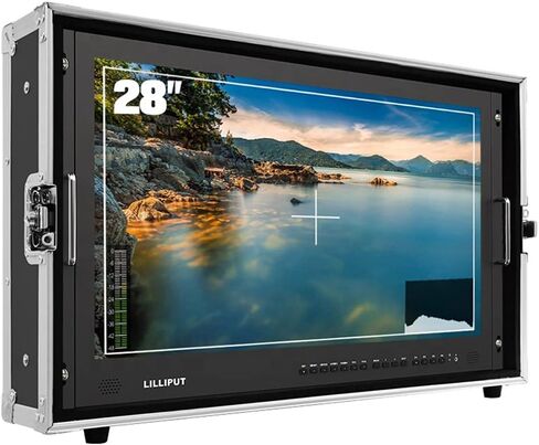 كاميرا LILLIPUT BM280-4KS DSLR جهاز المراقبة الميدانية 4K HDR 3D-LUT شاشة 28 بوصة مع حقيبة حمل 4KS شاشة تصوير فيديو in Kuwait