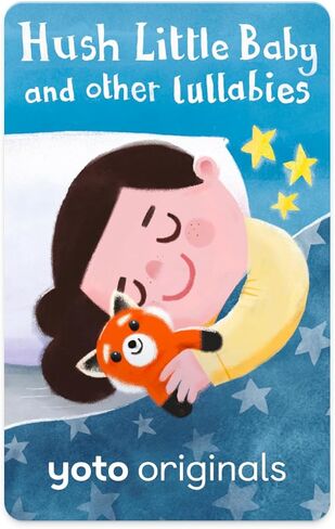 YOTO Hush Little Baby and Other Lullabies - Kids Audio Card for Use with Player & Mini All–in–1 Audio Player, Screen–Free Listening with Fun Festive Music for Playtime Travel & Parties, All Ages in Kuwait
