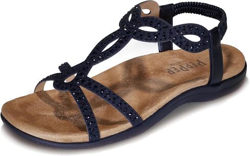 Women's Elegant Bohemian Braided Strappy Flat Sandals - Vegan Leather Open Toe Dressy Sandals with Adjustable Heel Elastic Strap for Custom Comfort in Saudi Arabia