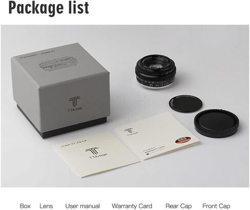 TTartisan 25mm F2 Wide Angle Manual Fixed Lens for APS-C for MFT M4/3-Mount Mirrorless epm1 emp2 E-PL1 E-PL2 E-PL3 E-PL5 E-PL6 G2 G3 G5 G6 G7 G9 GH1 GH2 GH3 GH4 GH5 GH5S in Kuwait