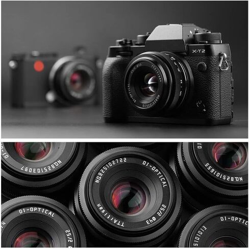 TTartisan 25mm F2 Wide Angle Manual Fixed Lens for APS-C for MFT M4/3-Mount Mirrorless epm1 emp2 E-PL1 E-PL2 E-PL3 E-PL5 E-PL6 G2 G3 G5 G6 G7 G9 GH1 GH2 GH3 GH4 GH5 GH5S in Kuwait