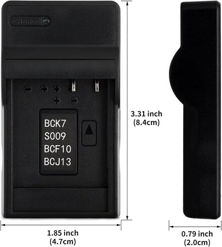 شاحن USB Norifon DMW-BCJ13 لباناسونيك لوميكس DMC-LX5، DMC-LX5GK، DMC-LX5K، DMC-LX5W، DMC-LX7، DMC-LX7GK، DMC-LX7K، DMC-LX7W كاميرا والمزيد in Kuwait