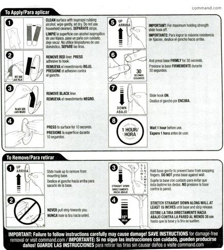 Command Medium Mounting Refill Strips, 9-Strip , Pack of 4 in Saudi Arabia