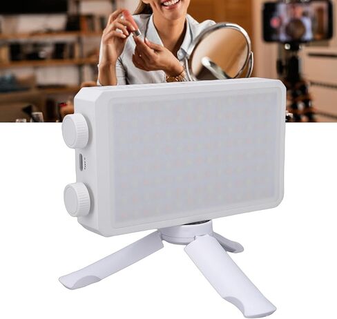 GOWENIC 40W RGB LED Fill Light, 14000LX Brightness 160 Wide Beam with 4400mAh Battery and Cooling Fan for Photography Live Streaming Outdoor Phone Camera in Kuwait