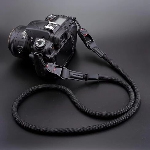 حزام كاميرا قابل للتعديل سريع الإصدار حبل تسلق متين من مادة البولي أميد لكاميرات DSLR بدون مرآة لنيكون كانون سوني فوجي in Kuwait