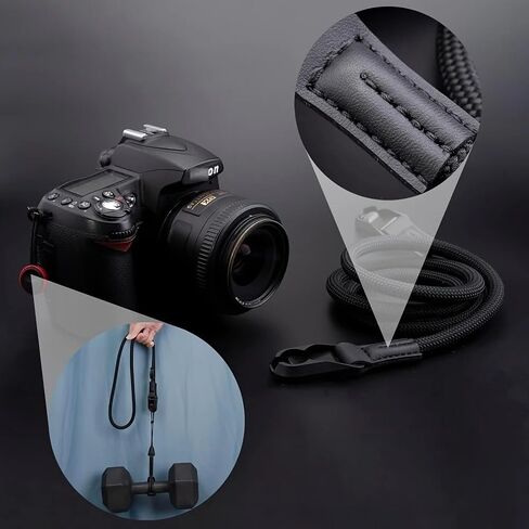حزام كاميرا قابل للتعديل سريع الإصدار حبل تسلق متين من مادة البولي أميد لكاميرات DSLR بدون مرآة لنيكون كانون سوني فوجي in Kuwait