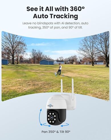 6PCS 4K Security Cameras in Kuwait